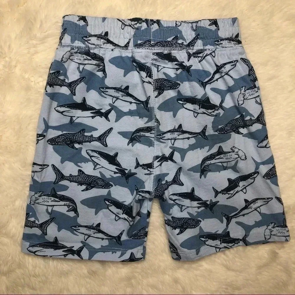 H&M Shorts Black & Blue Sharks  Size 2-3 Years - Picture 7 of 16